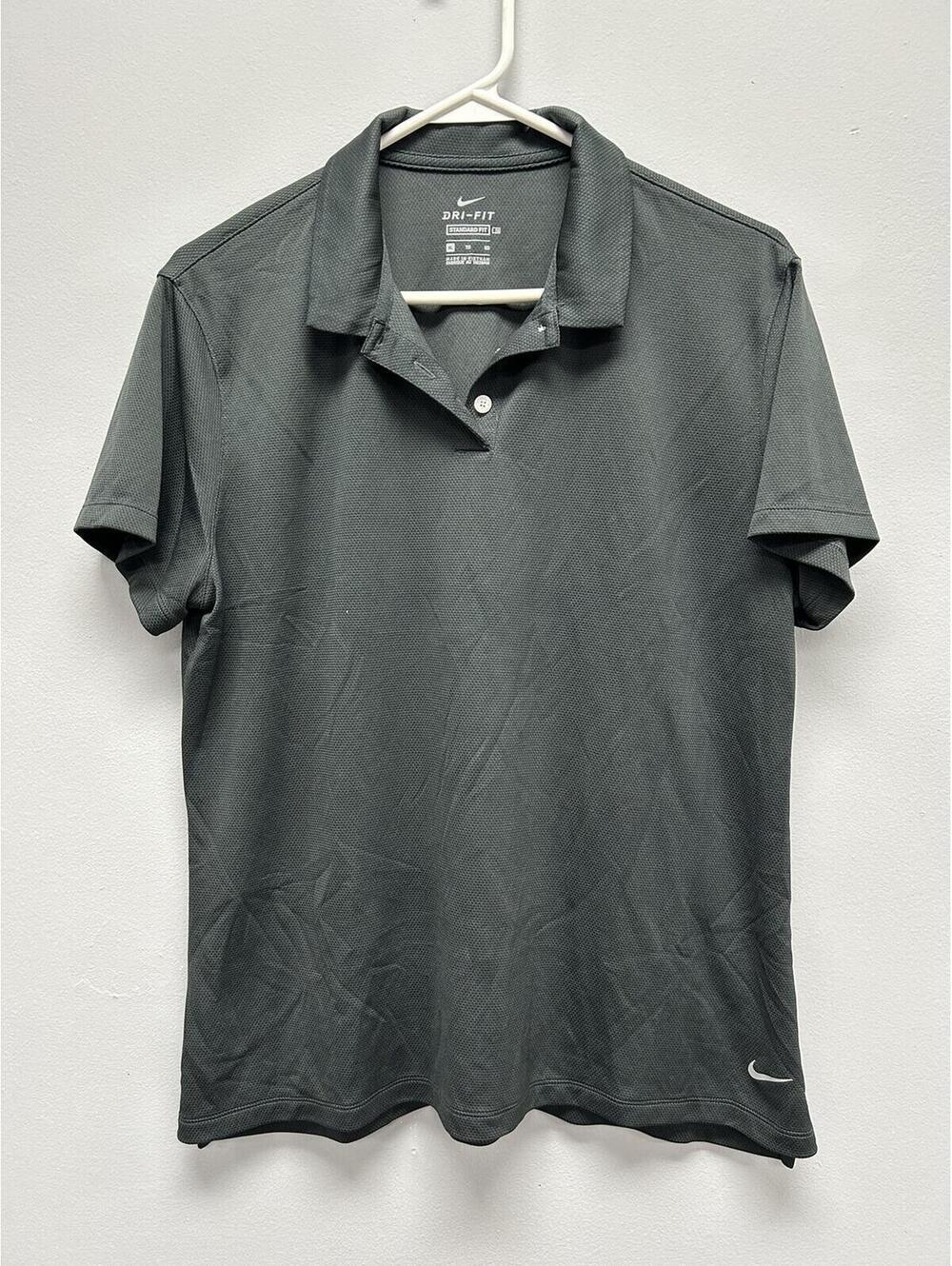 Nike Dri-Fit Men's Polo Shirt Gray/Black